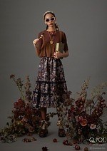 Q-pot. Dress、“テディベア＆カヌレ”の総柄パフスリーブドレスやフリル配したジャケット｜写真5