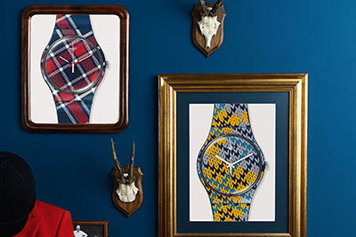 スウォッチの2014年冬コレクション - 欧州の民族衣装や、優雅なローズをモチーフに