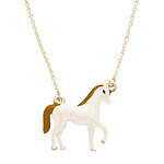 アリータ“魔法の城”着想ジュエリー、ダイヤモンドきらめく城やユニコーンモチーフのネックレス｜写真3