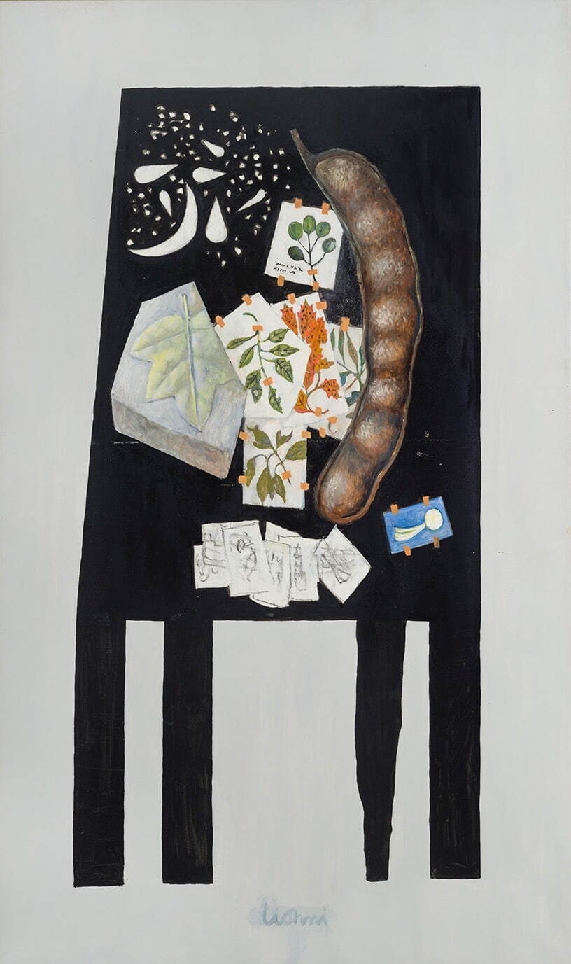 レオ・レオーニ 《黒いテーブル 植物学》 1991年
Works by Leo Lionni, On Loan By The Lionni Family