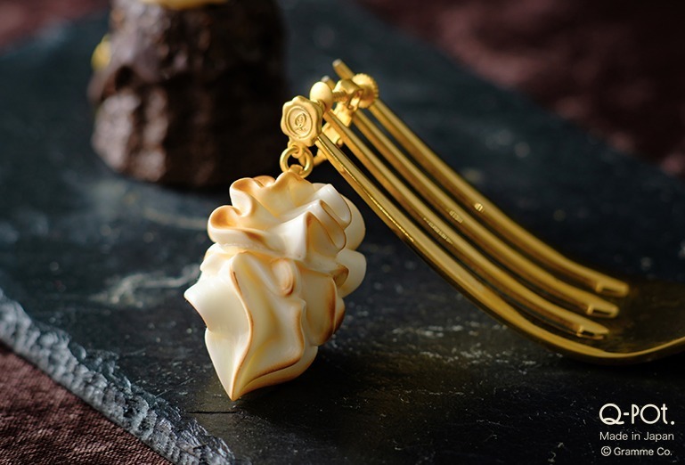 Q-pot CLAMP展 モコナのメレンゲクッキー ネックレス - メルカリ