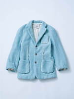 ピリングス“裏地が表に吹き出す”縮絨加工ウィメンズジャケット、袖口＆裾をレイヤード風に｜写真7