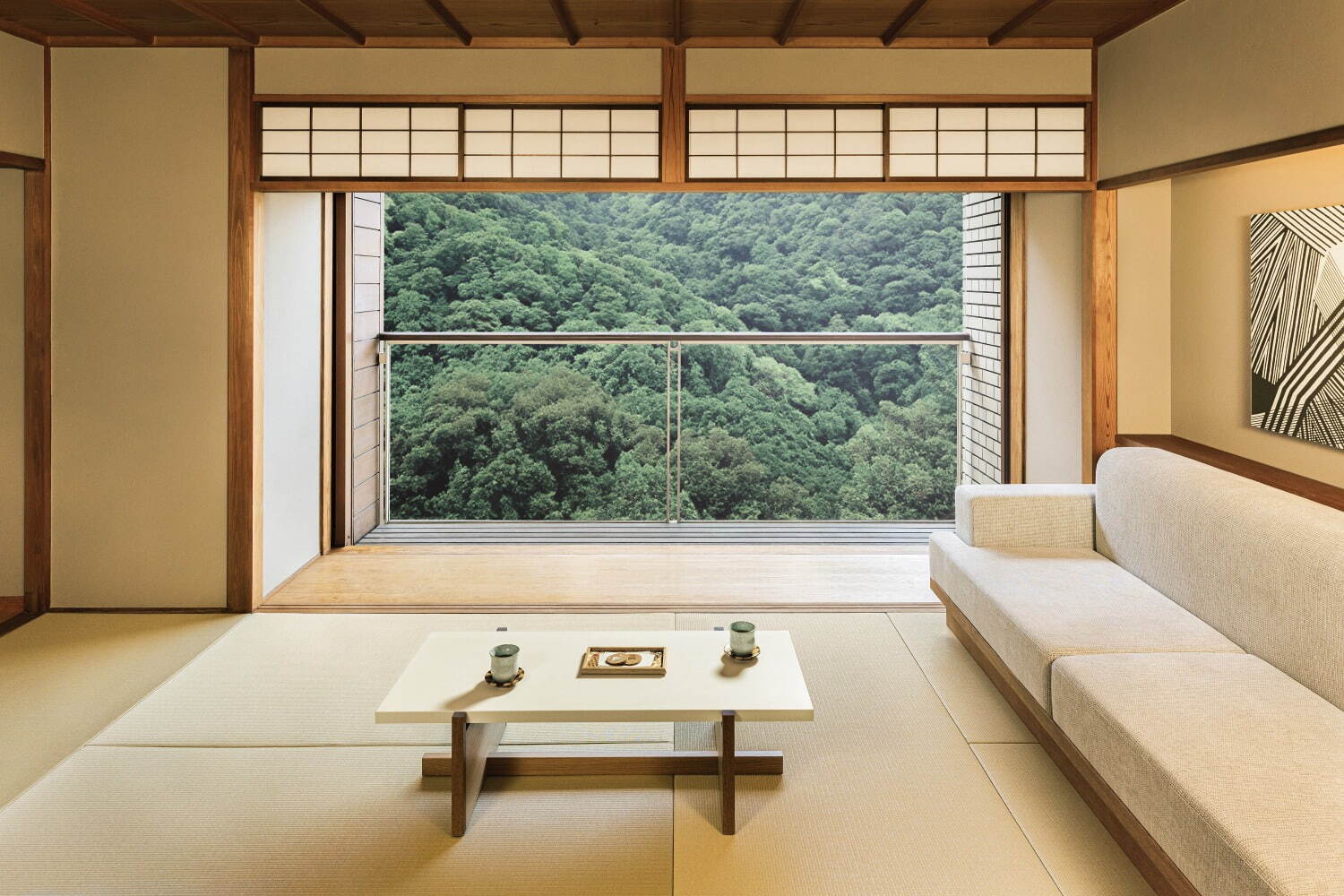 星野リゾートの温泉旅館「界 箱根」25年夏リニューアルオープン、癒しの茶屋空間＆伝統文化感じる客室｜写真4
