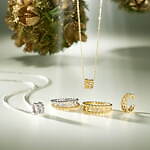 スタージュエリー“希望の光”ダイヤモンドが浮かぶネックレス、アクアマリンきらめくピアスも｜写真3