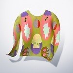 ミーイッセイミヤケ　花柄 長袖Tシャツ ハイネック ISSEY MIYAKE - 【秋物 新入荷】‡ISSEY MIYAKE/イッセイミヤケ