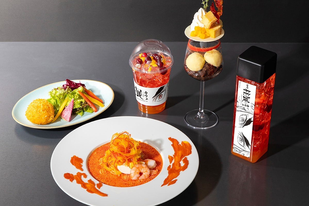 パスタ｜アニメ「鬼滅の刃」コラボカフェが東京・京橋で、9人の“柱”をイメージしたフードやパフェ