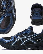 アシックス限定メンズスニーカー、メッシュ素材のアシンメトリーなアッパー｜写真13