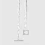 トムウッド“正方形”モチーフのシルバージュエリー、幾何学的なリングやチェーンネックレス｜写真9