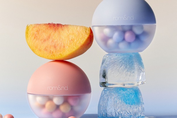 フィニッシングパウダー｜ロムアンド24年冬ベースメイク、“3色パールボール”フェイスパウダーでトーンアップ肌へ