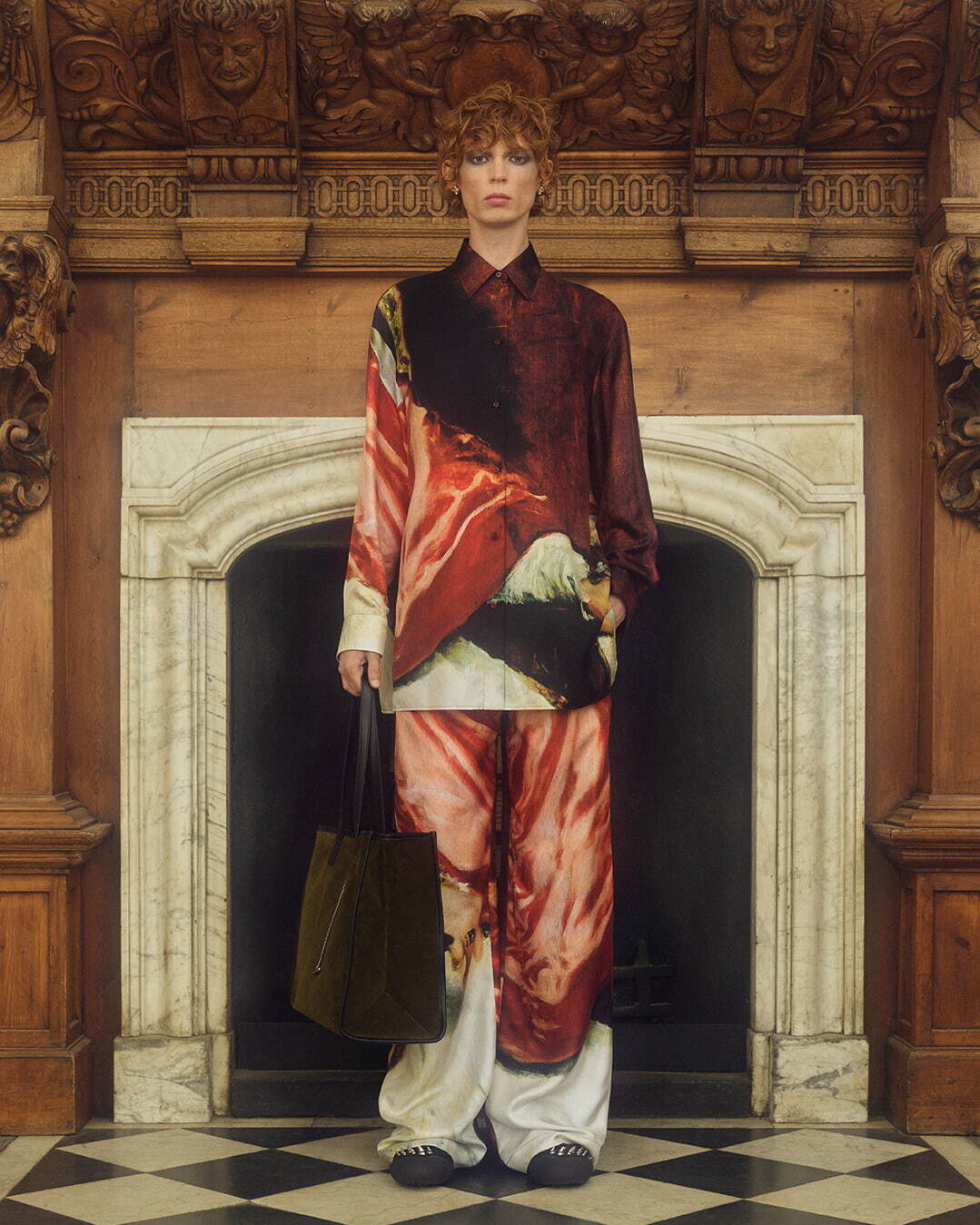 【関税込み】McQueen ラウンジパンツ McQueenのグレー 'McQueen' Logo トラックスーツ ラウンジパンツ