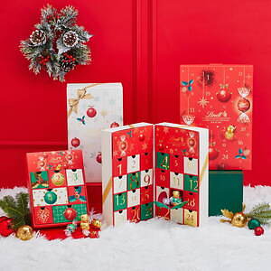 リンツ2024年クリスマスチョコ、“好きなリンドールで作る