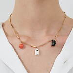 アリータのハロウィンジュエリー“ブルーサファイヤの瞳”輝くおばけネックレスやかぼちゃチャーム｜写真8