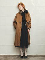 ミュベール“レオパード柄の襟付き”4WAYトレンチコート＆ふんわりフリルのチュールシャツ｜写真24