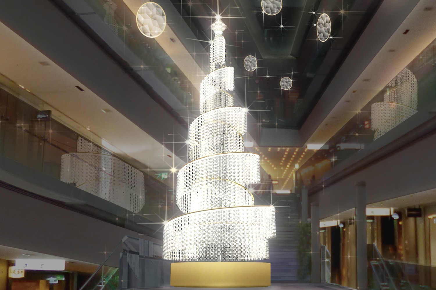 表参道ヒルズ｜表参道ヒルズ24年クリスマス、“まるで万華鏡”角度によって表情を変えるレンズのツリー出現