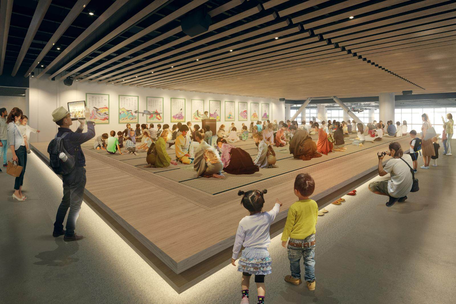 高輪ゲートウェイシティの文化施設「モン タカナワ」展覧会スペースやライブ空間、月見テラスも｜写真13