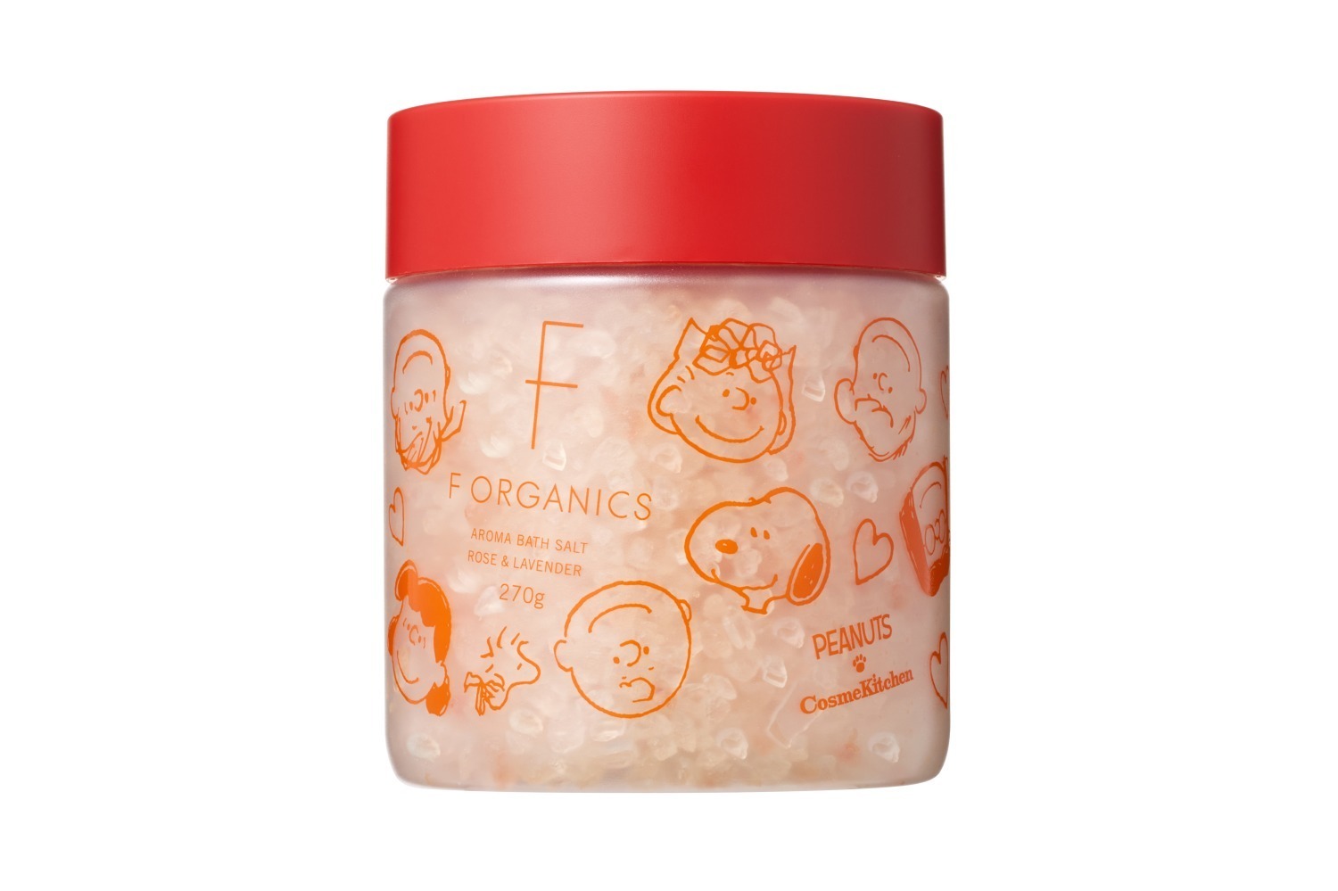 ボディケア｜エッフェオーガニック×「ピーナッツ」“花々香る”バスソルトで潤い肌に、スヌーピー＆仲間たちをオン