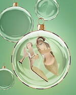 フェンディ24年冬ウィメンズ、メタリックレザーのバッグ＆キャンディ着想のキラキラチャームなど｜写真38