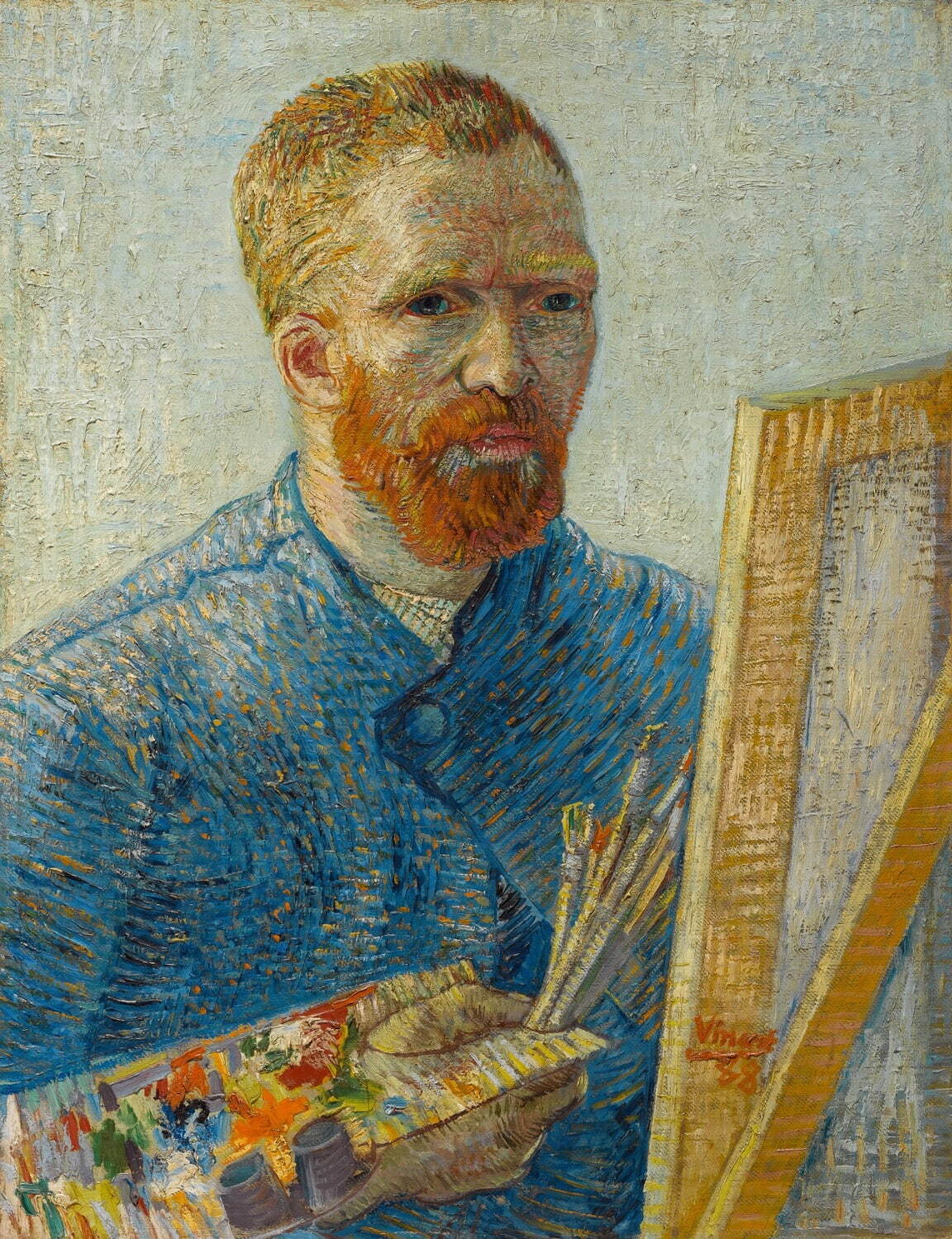 フィンセント・ファン・ゴッホ 《画家としての自画像》 1887年12月-1888年2月
ファン・ゴッホ美術館、アムステルダム(フィンセント・ファン・ゴッホ財団)
Van Gogh Museum, Amsterdam (Vincent van Gogh Foundation)
