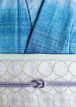 アトリエシムラ”光が広がる”着物やミナ ペルホネンとのコラボ帯など、京都で展示販売｜写真2