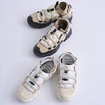 エミ×シャカの“インナーソックス付き”秋冬スニーカーサンダル、温もりカラーのキルティングアッパーで｜写真1