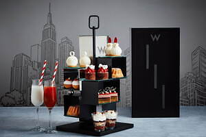 W大阪「ニューヨーク」着想のクリスマスアフタヌーンティー、“プレゼント型”タルト＆ベーグルサンド｜写真4