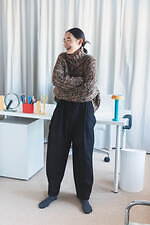 ステュディオス×トゥデイフル、“ふわっと”オーバーサイズなダウンジャケット＆ペインターパンツ｜写真8