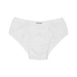 ジョン ローレンス サリバンのアンダーウェア、ワンポイントのブランドネームタグ×前開きを2つ配して｜写真2