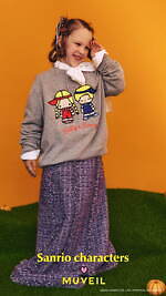 サンリオキャラクターズ × ミュベール、 ハローキティのボーダーシャツやパティ＆ジミーのバッグ｜写真23