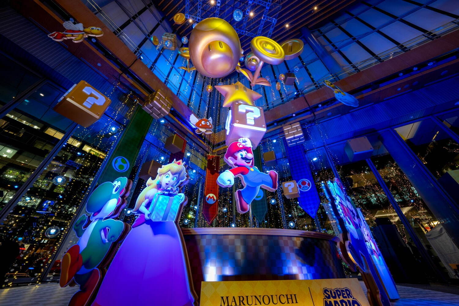 「スーパーマリオ」のキャラクターが彩る24年冬イベントが丸の内で開催｜写真11