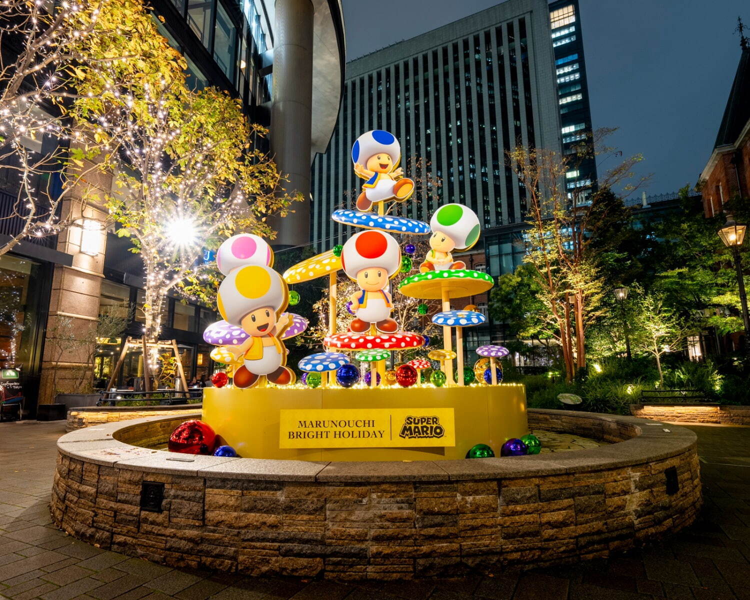 「スーパーマリオ」のキャラクターが彩る24年冬イベントが丸の内で開催｜写真13