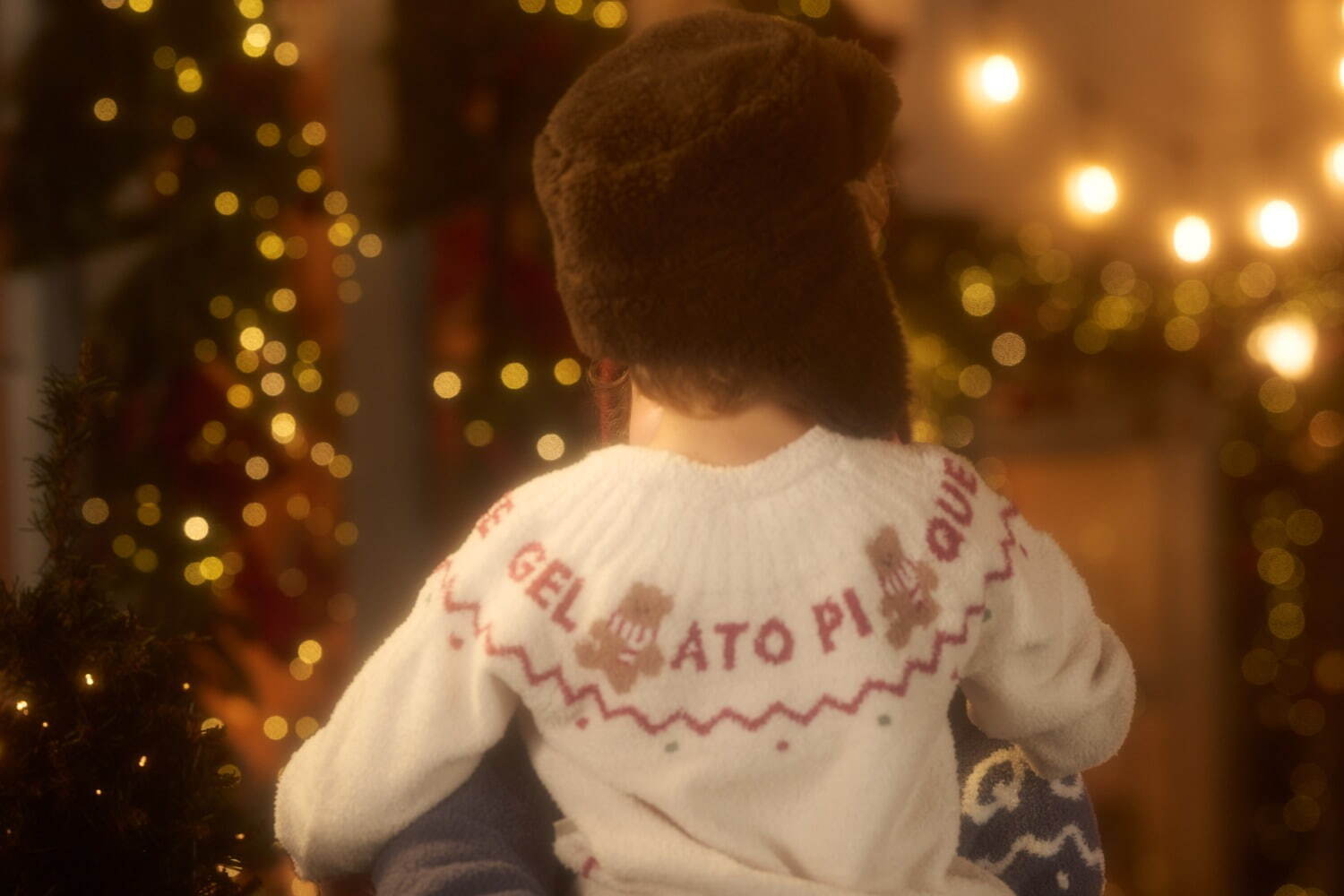 ジェラートピケ　ルームウェアセット ホワイト　ノルディック柄 ジェラート ピケ キッズ＆ベビー GELATO PIQUE KIDS & BABY