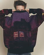 メゾンスペシャル×現代アーティスト・森本啓太のコラボニット、“自動販売機”作品をジャガード編みで｜写真3