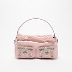 Acne Studios - コインウォレットとリボン形ミラー - パステルピンク