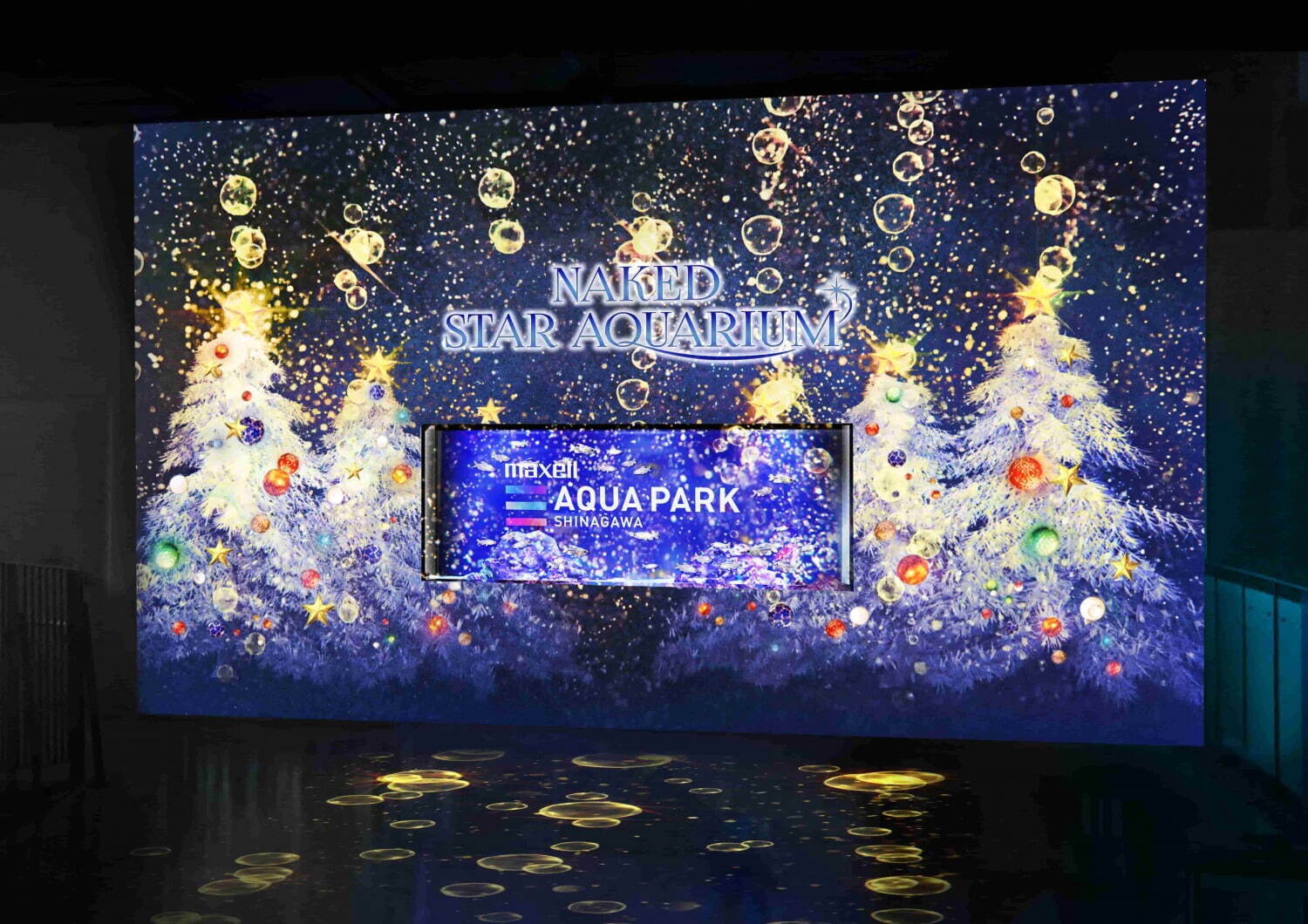 マクセル アクアパーク品川のクリスマスは水族館が“星空の海”に、幻想的な夜のドルフィンパフォーマンス｜写真3