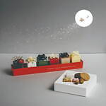 青山のパティスリー「アン グラン」クリスマスプレゼント型ケーキ詰合わせ、抹茶×柚子など6種｜写真1