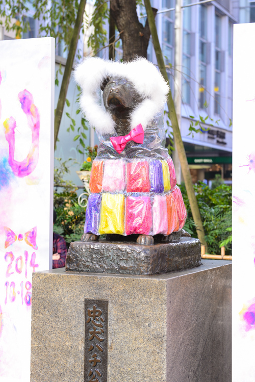 ファッションの祭典、第6回シブフェス開催 -渋谷のシンボル「ハチ公像」もドレスアップ｜写真2