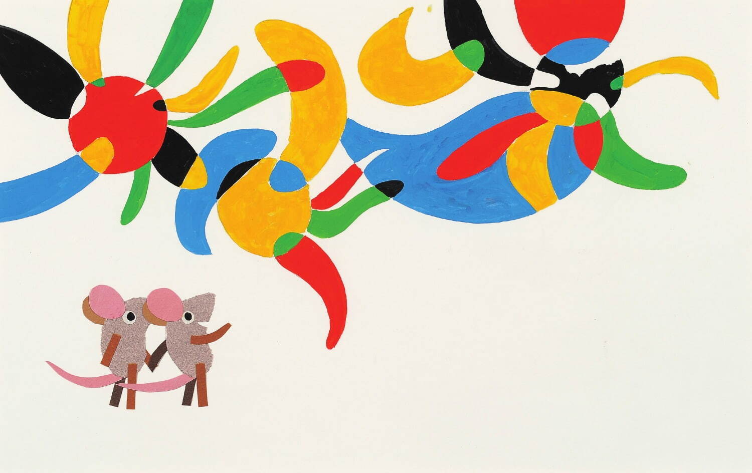 「レオ・レオーニの絵本づくり展」渋谷で、フレデリックなど絵本原画を展示 - レオーニの技法体験も｜写真1