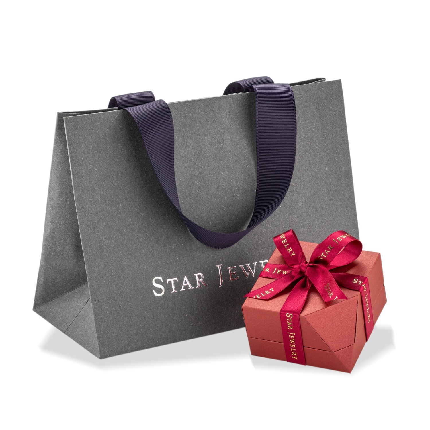 スタージュエリー24年クリスマス、ダイヤモンドネックレス＆ホワイトサファイア揺れるピアス｜写真12