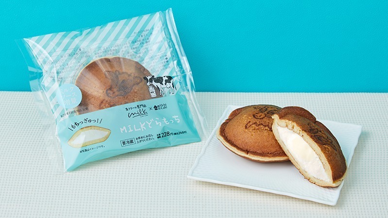 ローソン×生クリーム専門店「ミルク」たっぷりホイップのどらもっち＆ダブルクリームサンド｜写真3