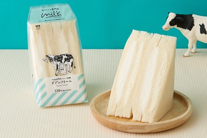 どら焼き｜ローソン×生クリーム専門店「ミルク」たっぷりホイップのどらもっち＆ダブルクリームサンド