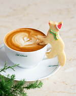 カフェ キツネの24年冬限定メニュー、“真っ赤”なキツネ型チョコレートムースやオレンジ香るカフェモカ｜写真5