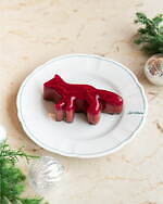 カフェ キツネの24年冬限定メニュー、“真っ赤”なキツネ型チョコレートムースやオレンジ香るカフェモカ｜写真1