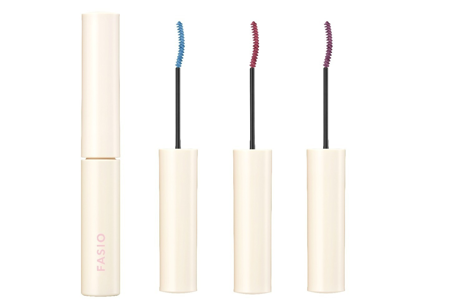 カラーマスカラ｜ファシオ25年春コスメ“まつパ級”「極細マスカラ」に限定色、カスミ草ブーケのようなアイスブルー