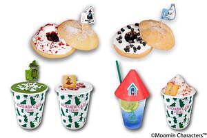 「ムーミンカフェ スタンド」渋谷ミヤシタパークに限定オープン、キャラ着想スイーツや“雪降る”ドリンク｜写真1