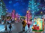 名古屋「レゴランド」夜のクリスマスイベント、レゴ ブロックの巨大ツリー＆サンタのライトアップショー｜写真3