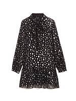 ケイト・スペード ニューヨーク、“スペース インベーダー”柄ニット＆宇宙人ボタンのコート｜写真4