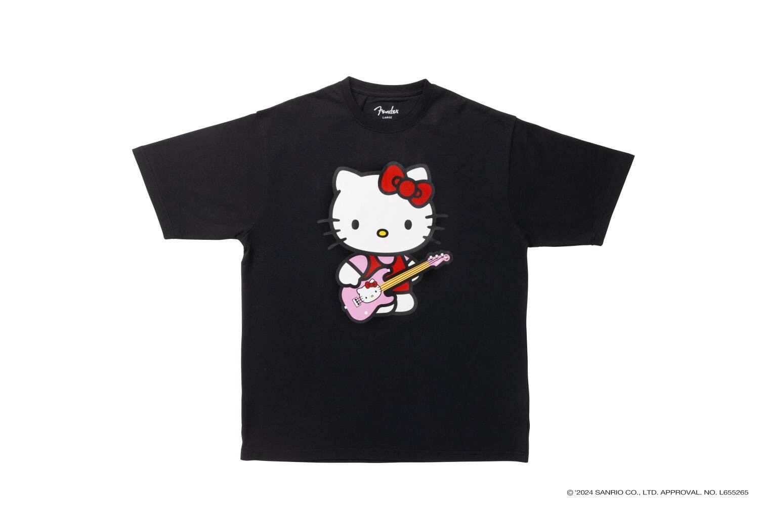 レア! Roen ギターキティちゃんプリントTシャツ スタッズ サンリオ