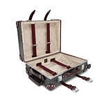 グローブ・トロッター 青山限定スーツケース、チャコールボディ×北極星モチーフのライニング｜写真2