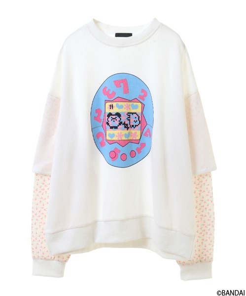 たまごっち×キャンディストリッパー、まめっちのボーダーニット たまごっち×キャンディストリッパー、まめっちのボーダーニット