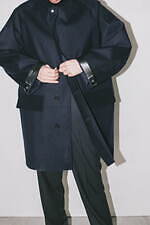 新品タグ付き✨マッキントッシュ デニム ロングコート ゴム引き 38 マッキントッシュ×レショップのロングコート「デニー」短めの